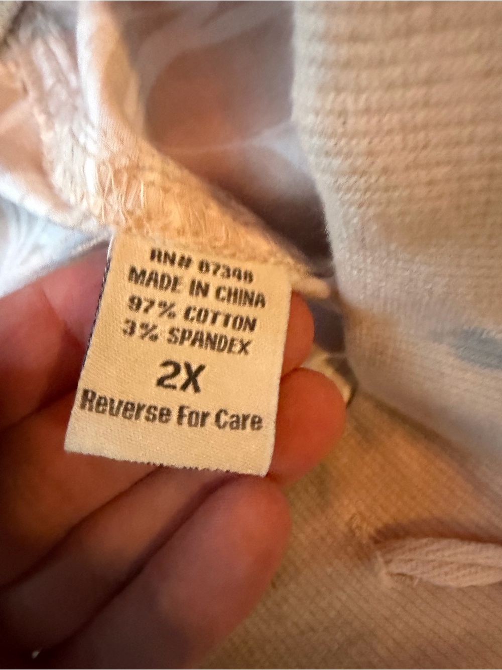 Palm Rio Neutral Ribbed Drawstring Pants - Picture 5 of 6